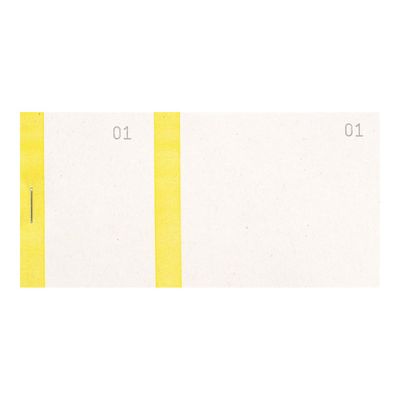 Exacompta - 10 Blocs vendeurs de 100 tickets - 60 x 135 mm - numéroté - jaune