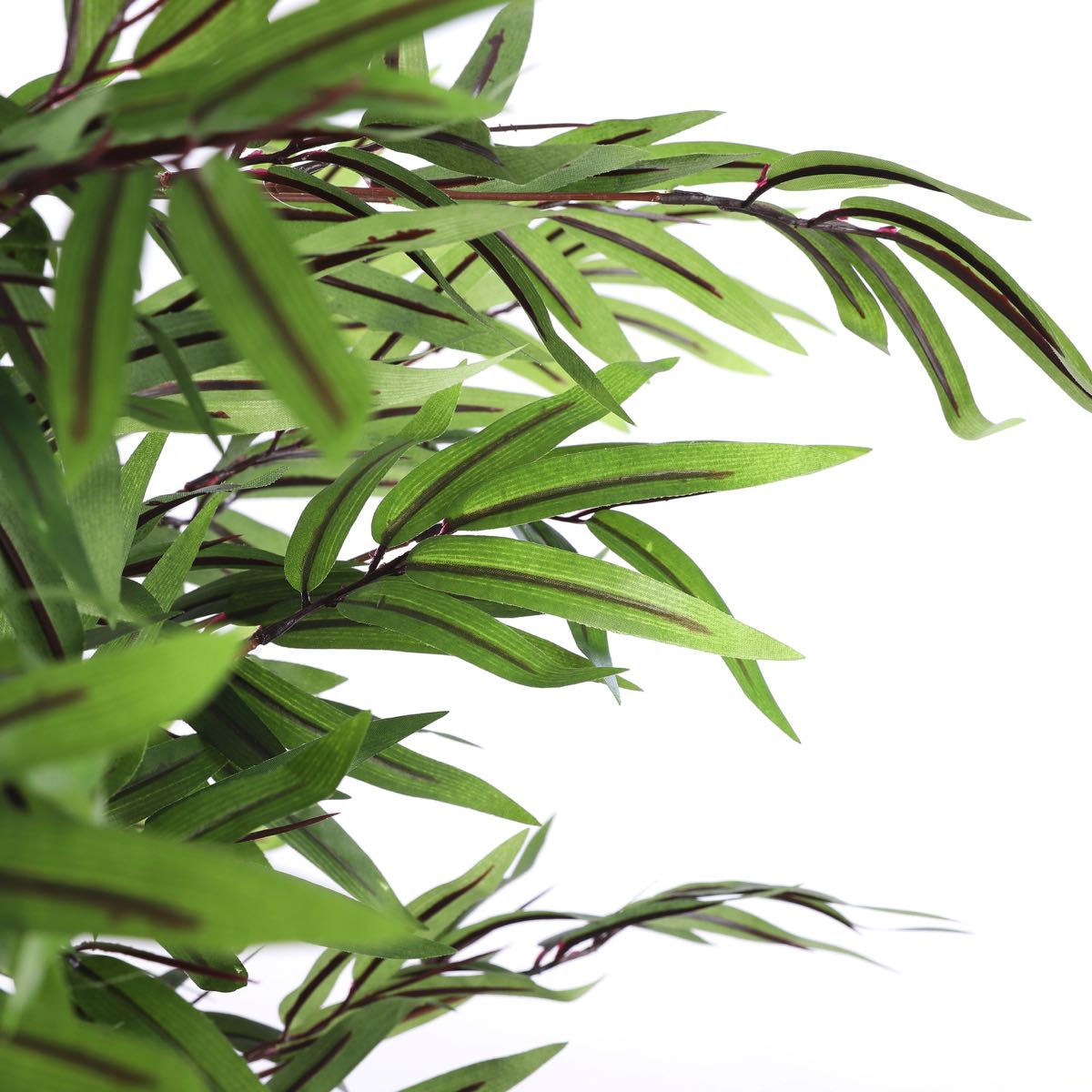 Mica decorations bambou h150 vert avec tribus noires