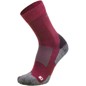 Wapiti S02 Merino All Season Socken Weinrot