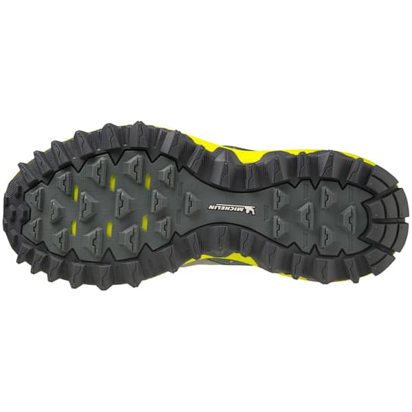 Chaussure trail MIZUNO WAVE MUJIN 9 GHOST GRAY/OMBRE BLUE/BOLT 2 (NEON)