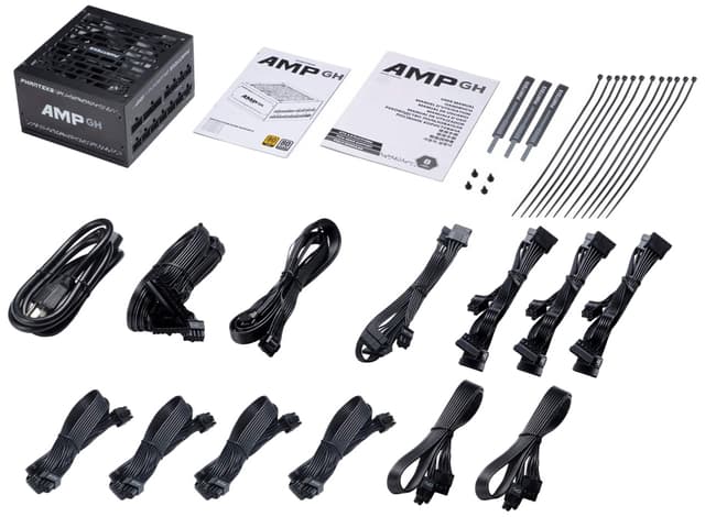 Phanteks AMP GH 750W strømforsyningsenhed (sort)