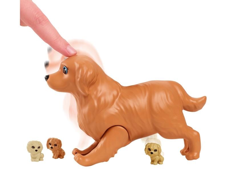 Barbie Spielset Puppe mit Hund und Welpen Barbie Welpen-Spielset