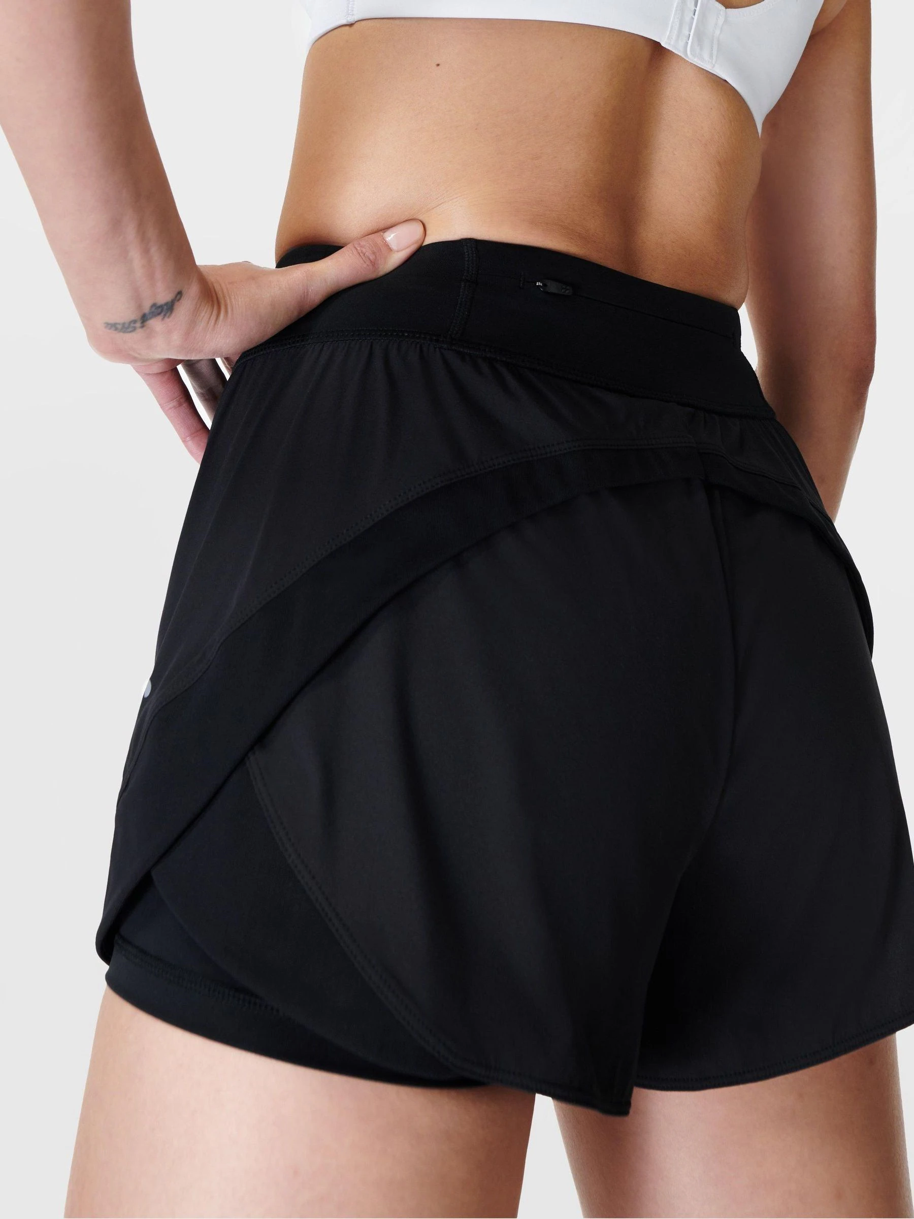 Zwart - Sweaty Betty Tempo Run Shorts