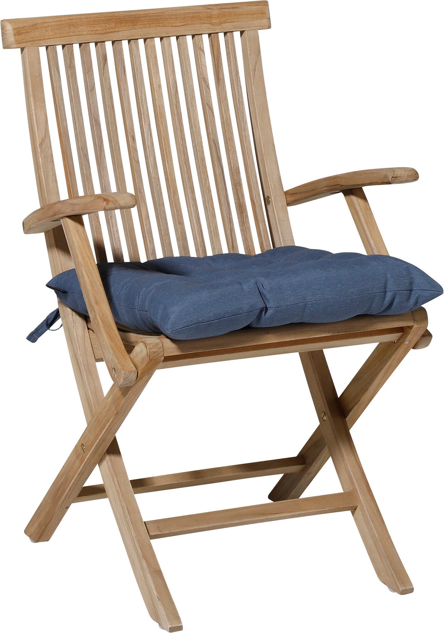 Madison Toscane bistrokussen Panama 46 x 46 cm saffier blauw