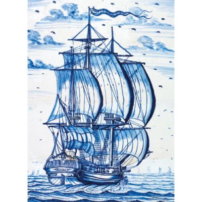 Tile Panel VAB 125 Greeting Card
