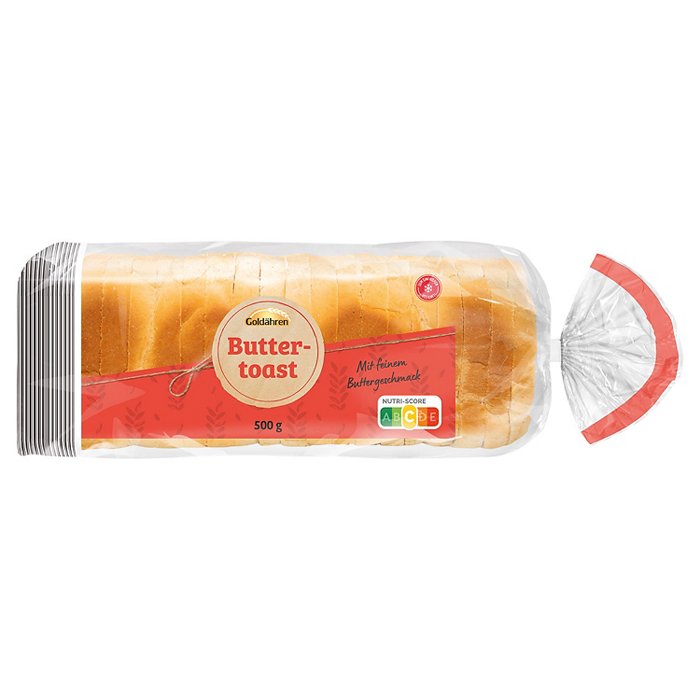 GOLDÄHREN Buttertoast 500 g