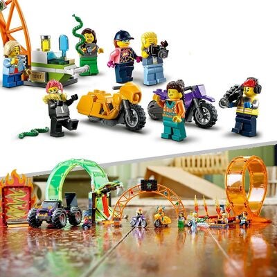 LEGO City 60339 Stuntarena Med To Looper