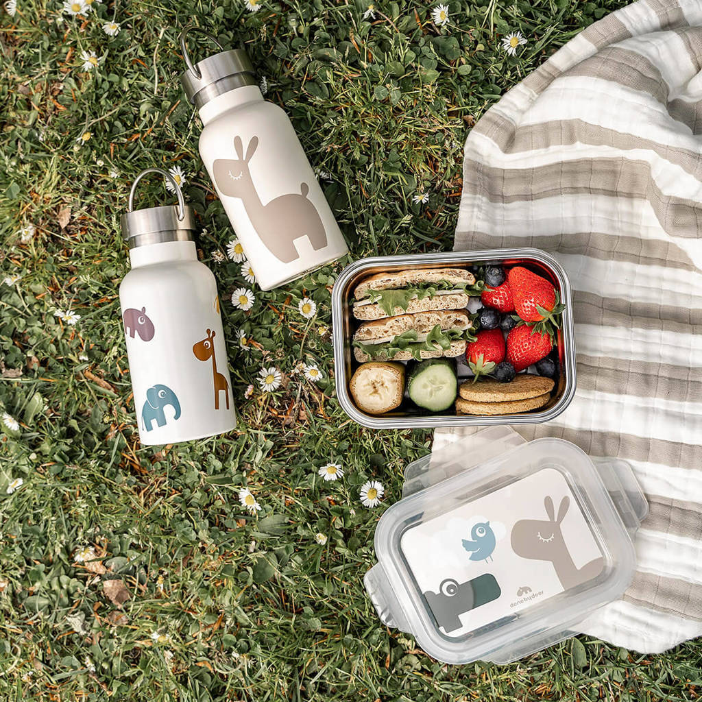 Metal lunch box Lalee/Croco Sand