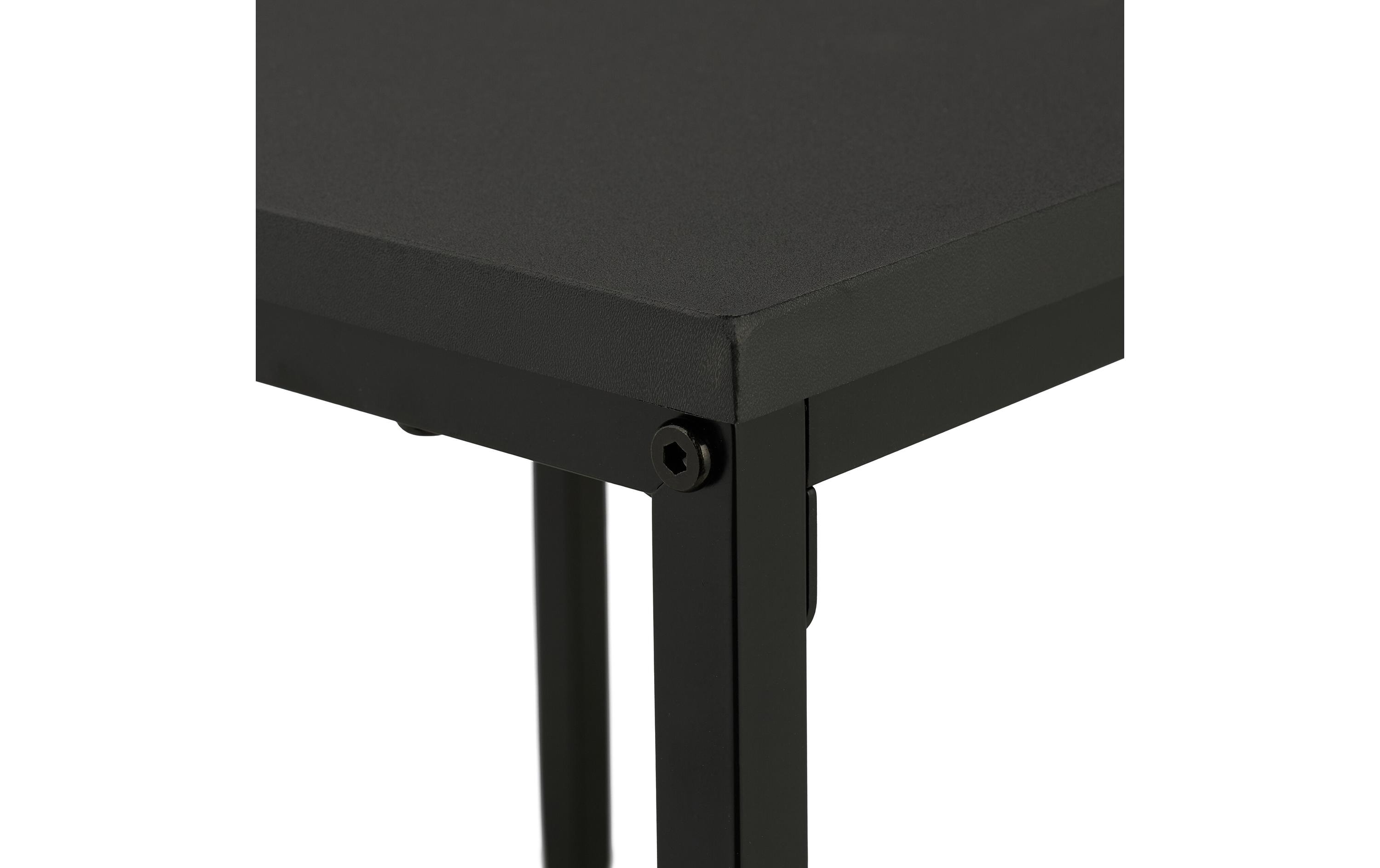 Beistelltisch 3er Set SchwarzAblagetischset
