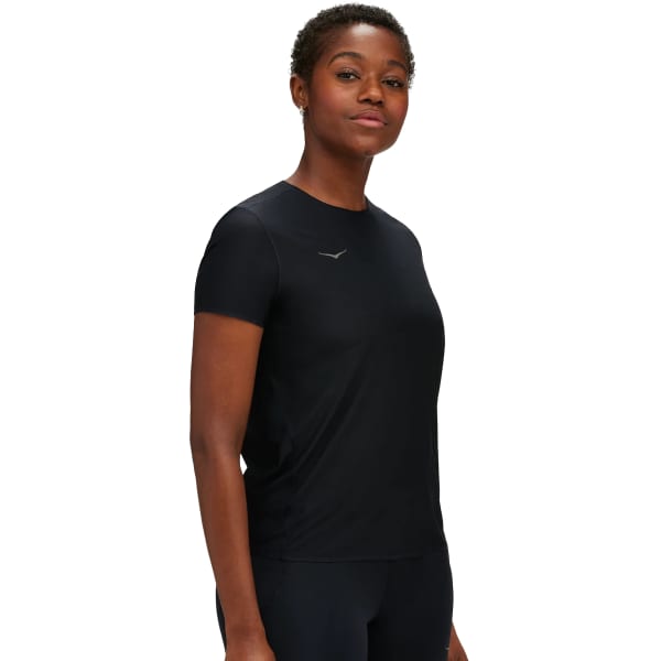 T-shirt trail HOKA ONE ONE AIROLITE RUN SHORT SLEEVE W BLACK