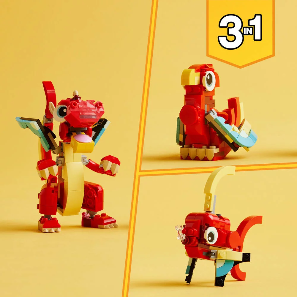 LEGO®CREATOR 31145 - LE DRAGON ROUGE
