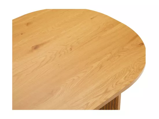 Table à manger GOYA finition chêne - 180x90 cm - Bois