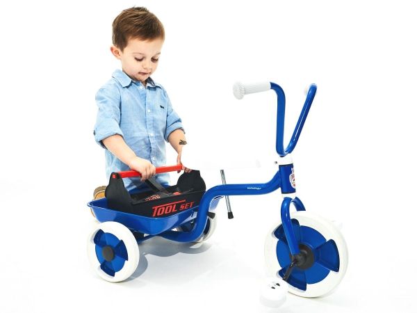 Winther Trehjulet Cykel m. Tiplad, Blå