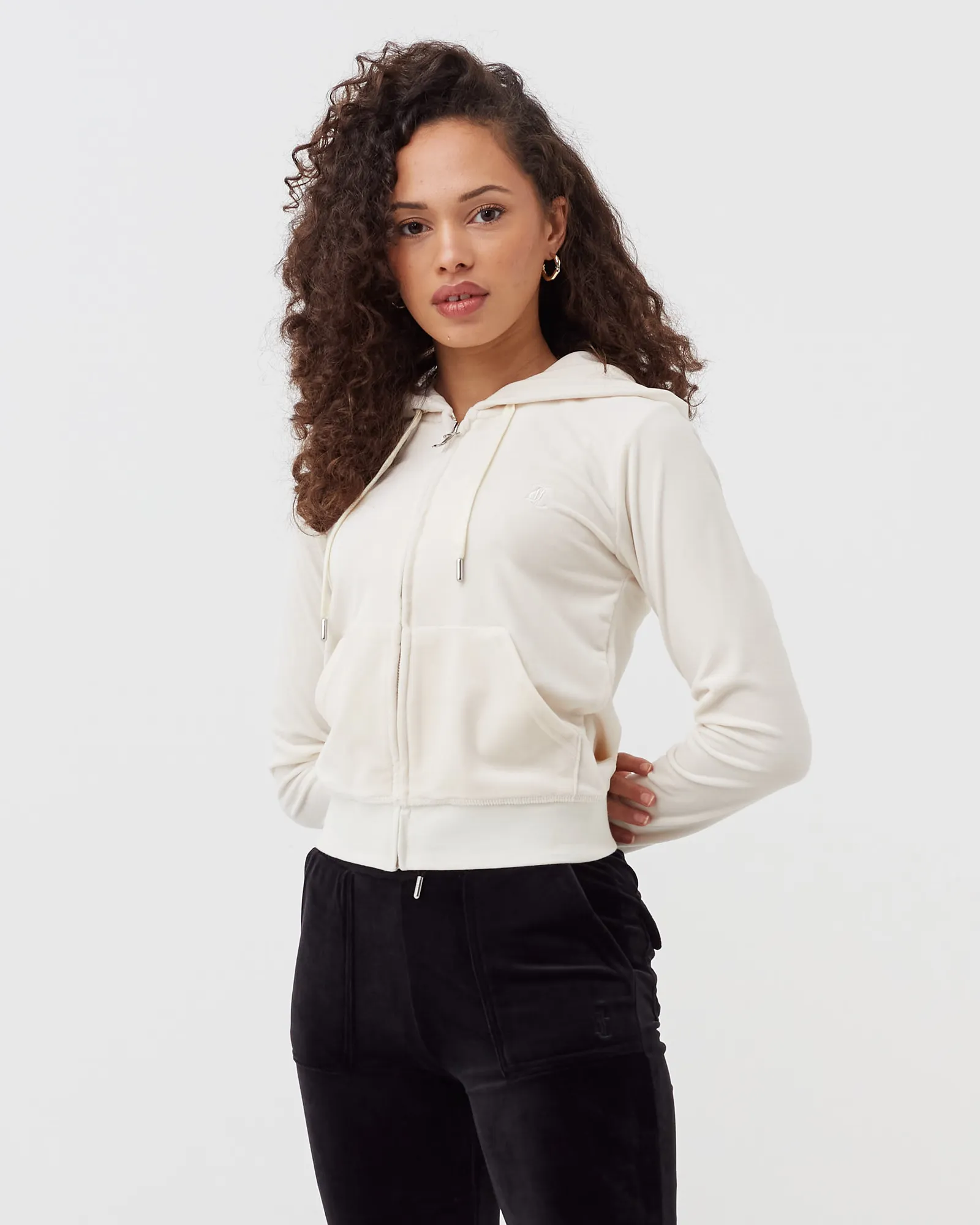 Juicy Couture Classic Velour Robertson Zip Hoodie