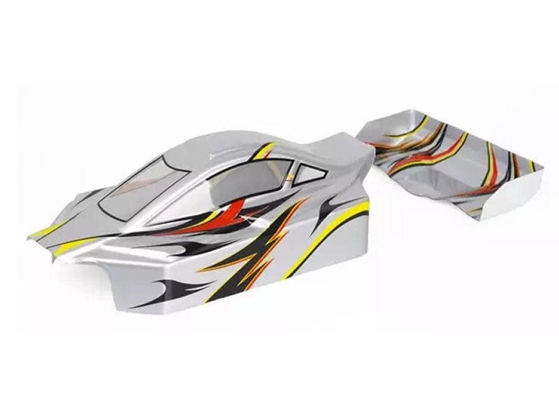Hobbytech Karosserie Buggy Survolt Sport Style 2 Silber, Sp Lackierte Karosserie für Buggy im Massstab 1:10