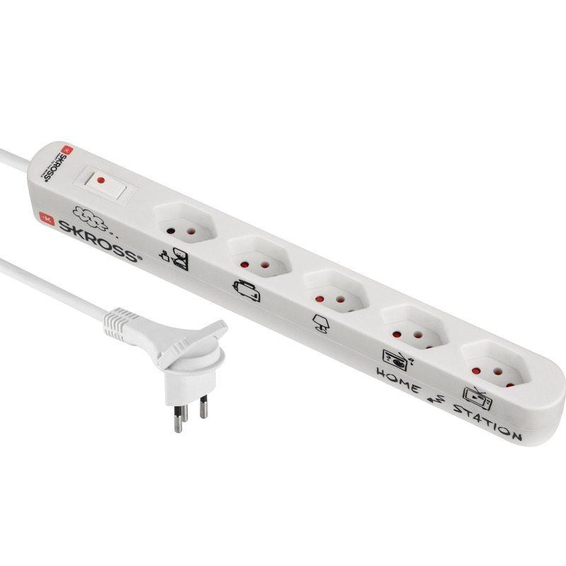 Skross Steckdosenleiste Home Station, 5x T13, 1.5 m