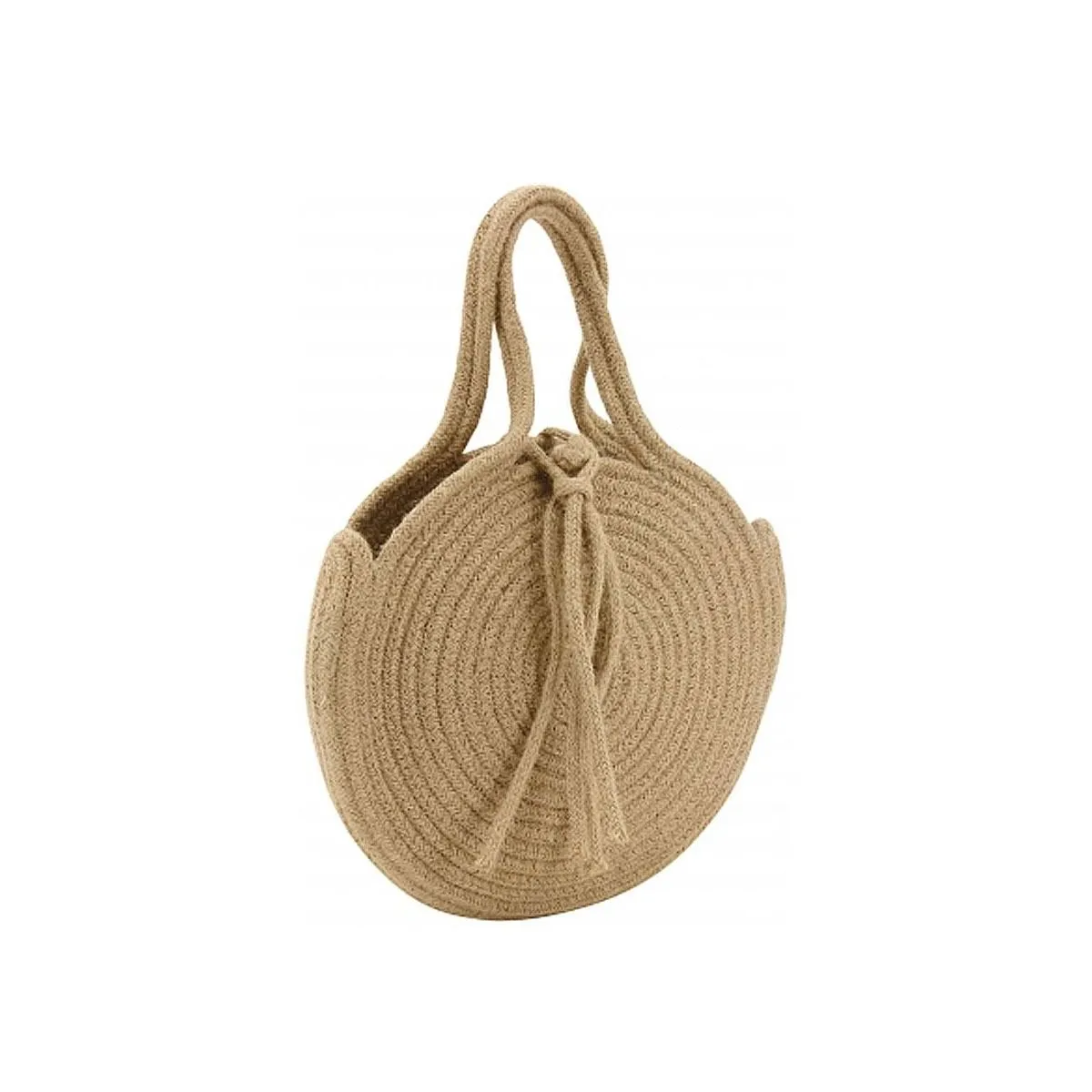 Aubry Gaspard Sac rond - Coton et jute