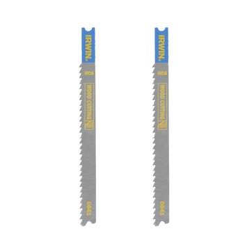 Irwin Pro decoupeerzaagblad U-aansluiting voor laminaat / spaanplaat - 2 stuks