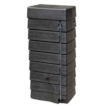 Regenton muurtank BlackLine 276 L zwart kunststof 40 x 60 x 135 cm