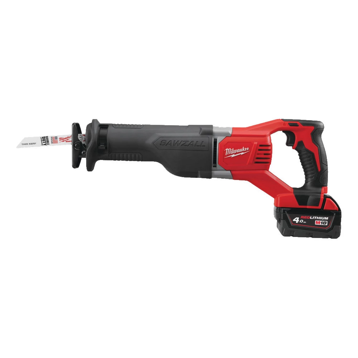 Milwaukee M18 BSX-402C 18V Li-Ion accu reciprozaag set (2x 4.0Ah accu) in koffer