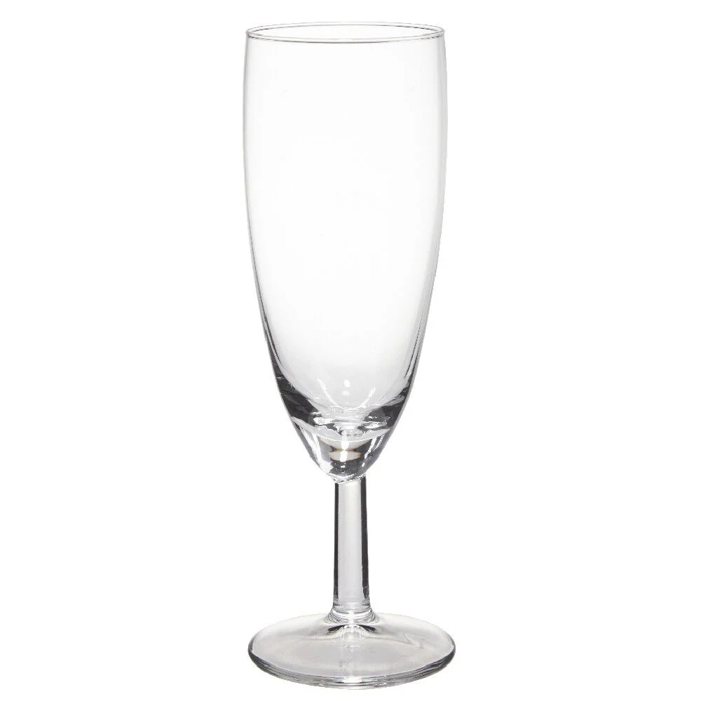 Flûte à champagne en verre 15cl x10