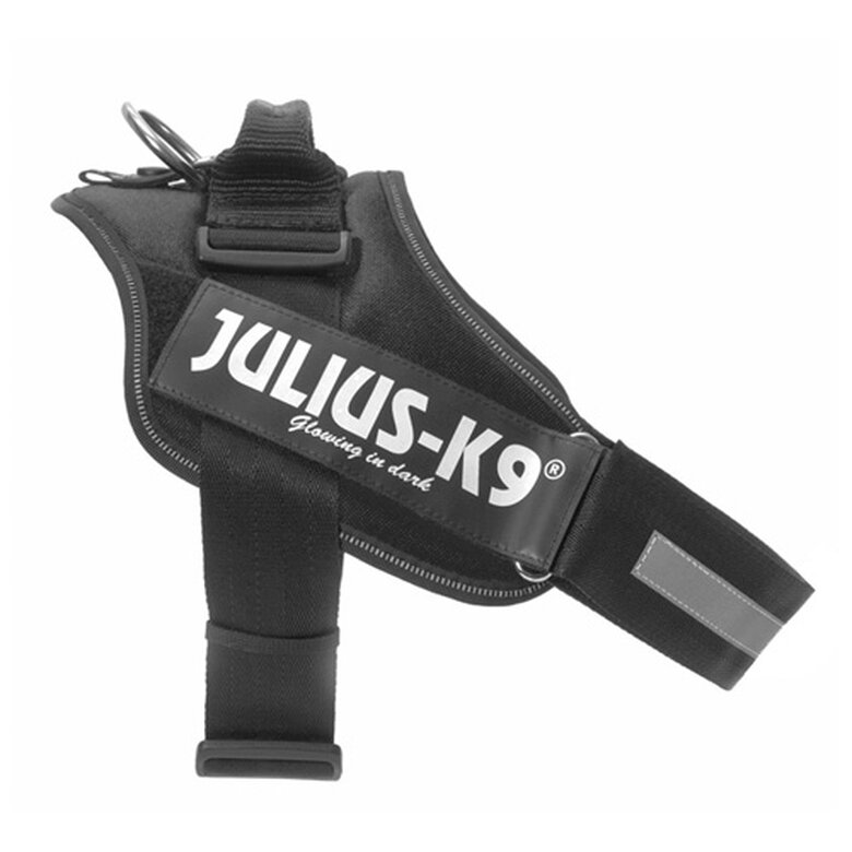 Coleira ergonômica preta para cães Julius-K9 IDC