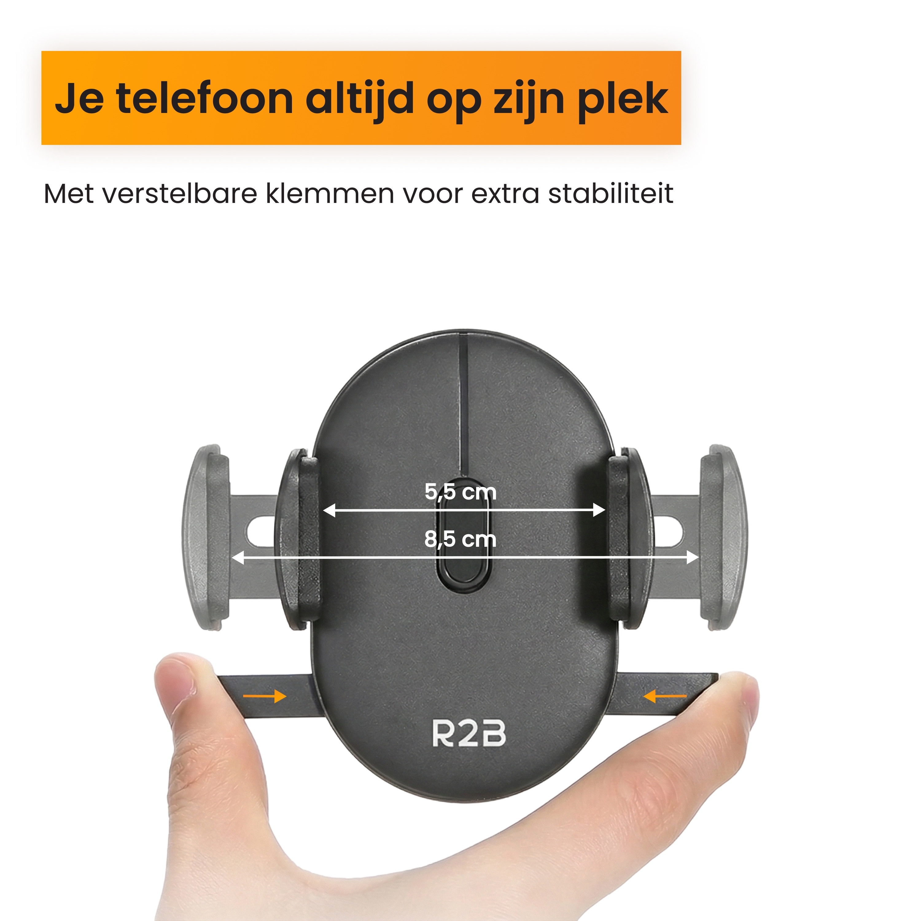 R2B Zuignap Auto Telefoonhouder