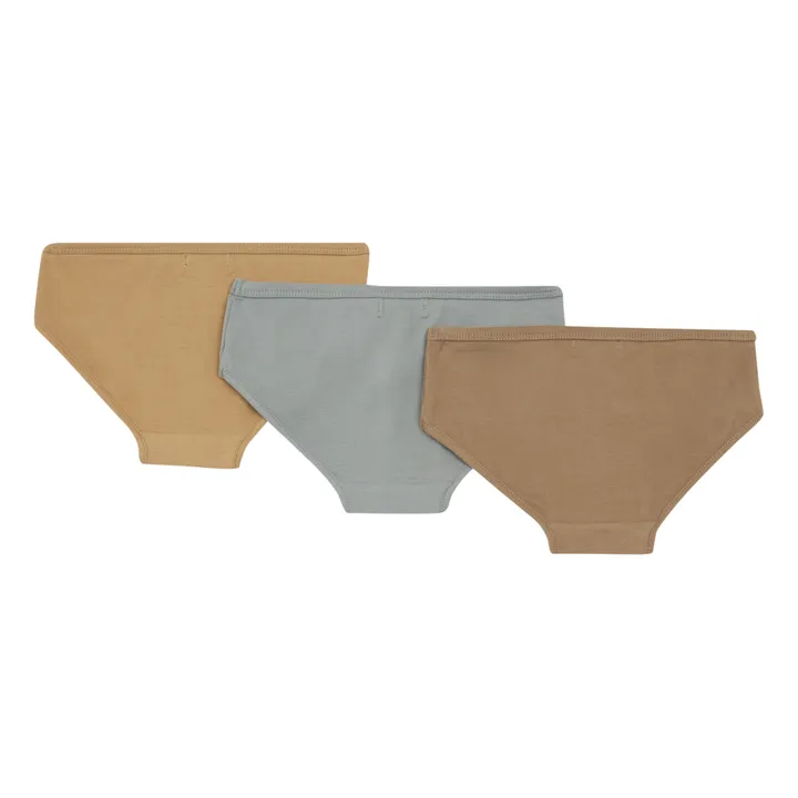 The Simple Folk Lot 3 Culottes Coton Bio | Marron