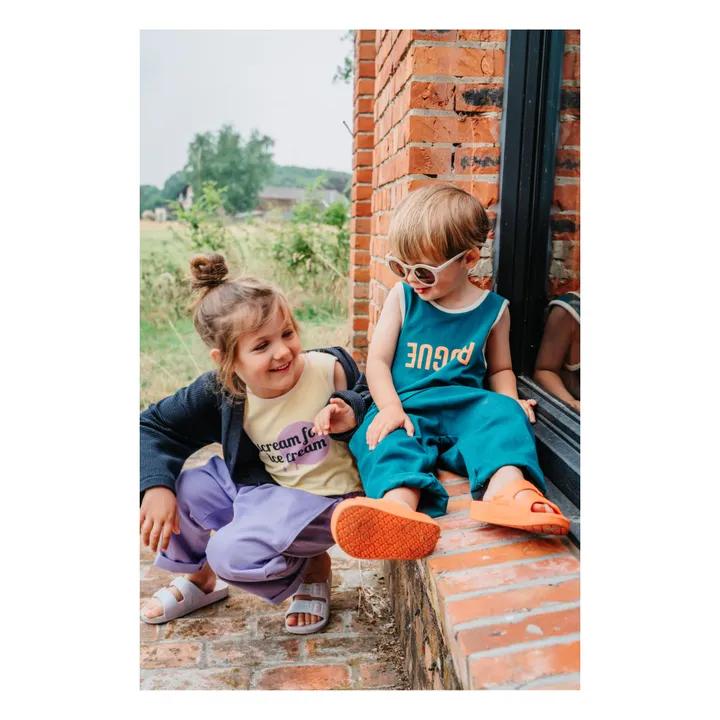 Bonnie & The Gang Pantalon Frits Coton Bio | Lavande