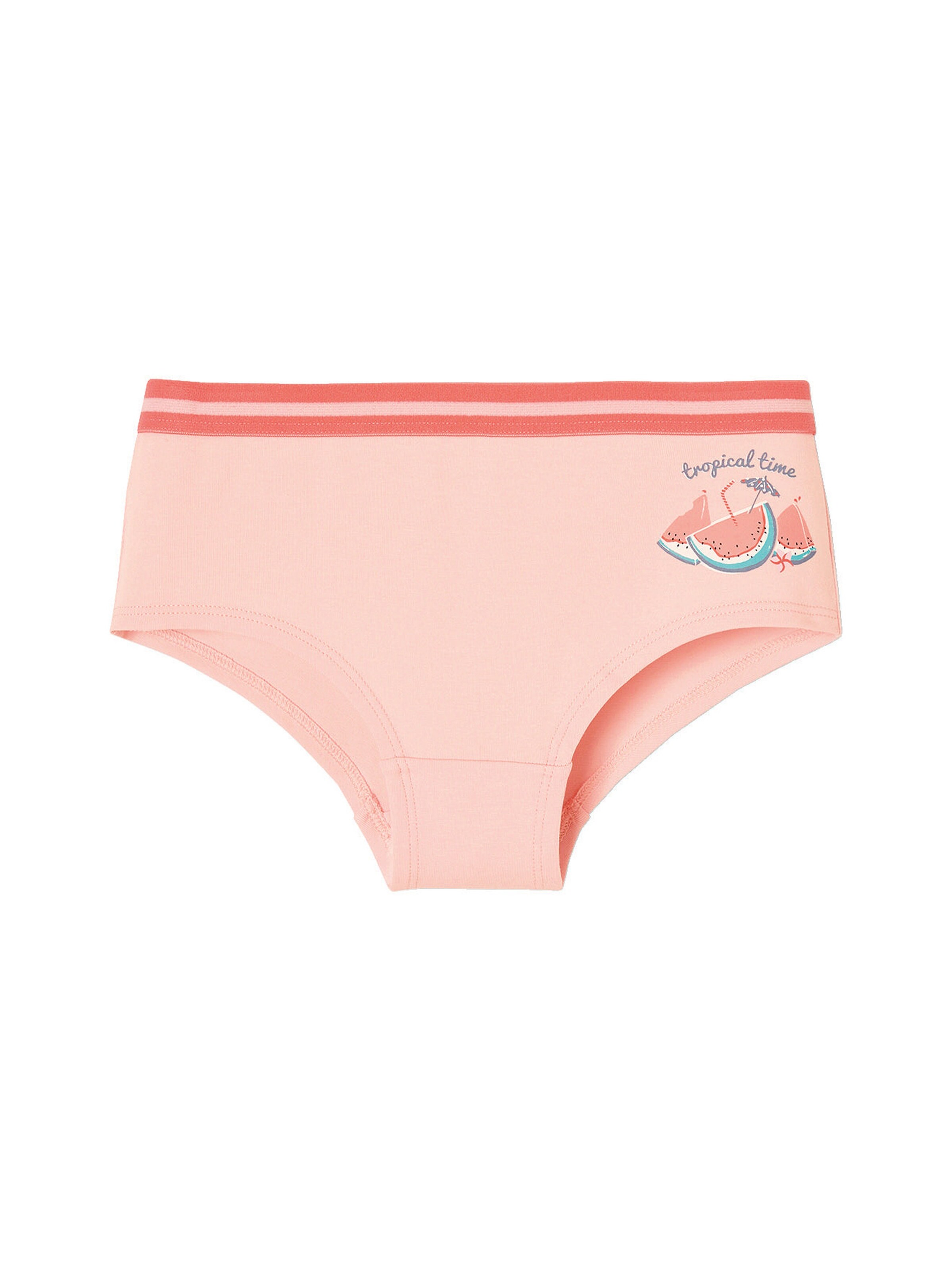 Vertbaudet 5er-Pack Mädchen Shortys pfirsich