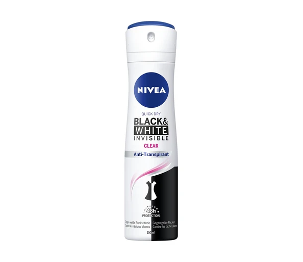 Nivea Black & White Invisible Clear Deo Spray
