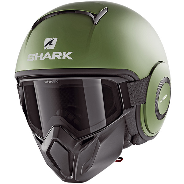 Shark - Casque Street Drak Blank Vert Mat