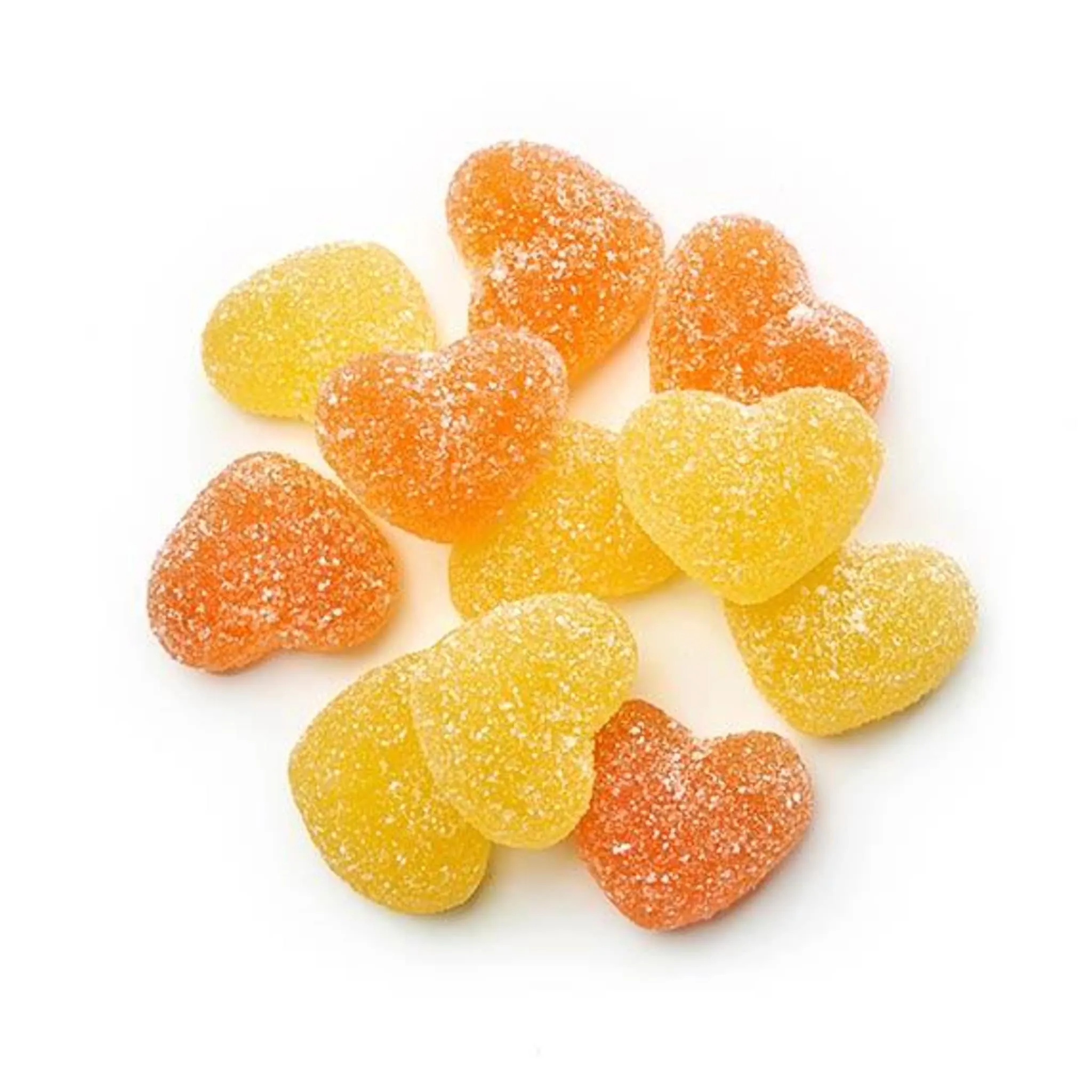 Squish Bonbons Coeurs à la Pêche Acidulés Végétaliens 120g