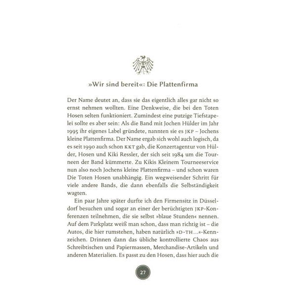 Reclam Verlag 100 Seiten Die Toten Hosen