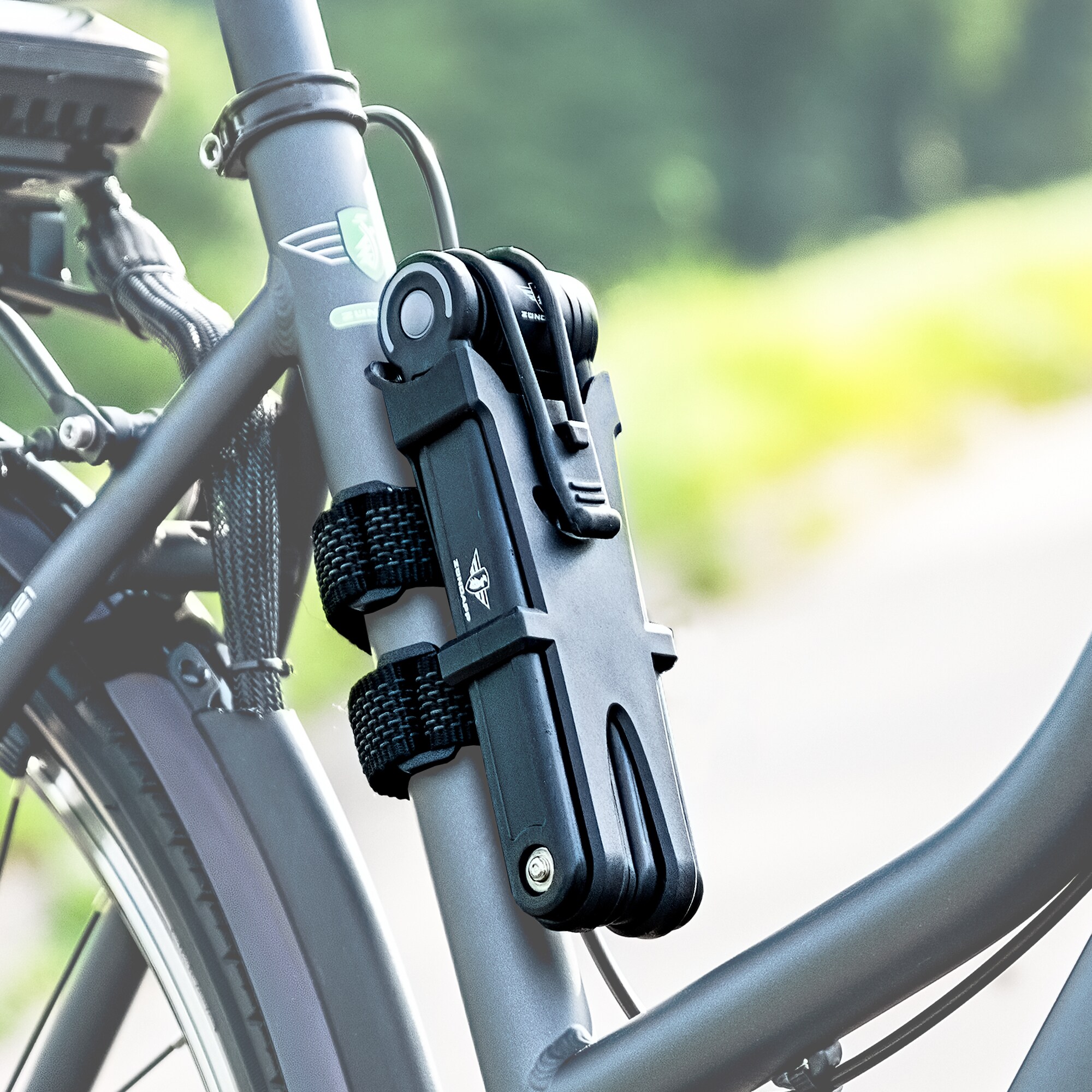 Zündapp Fahrradschloss Faltschloss Fahrrad E Bike Schloss 85 cm diebstahlsicher