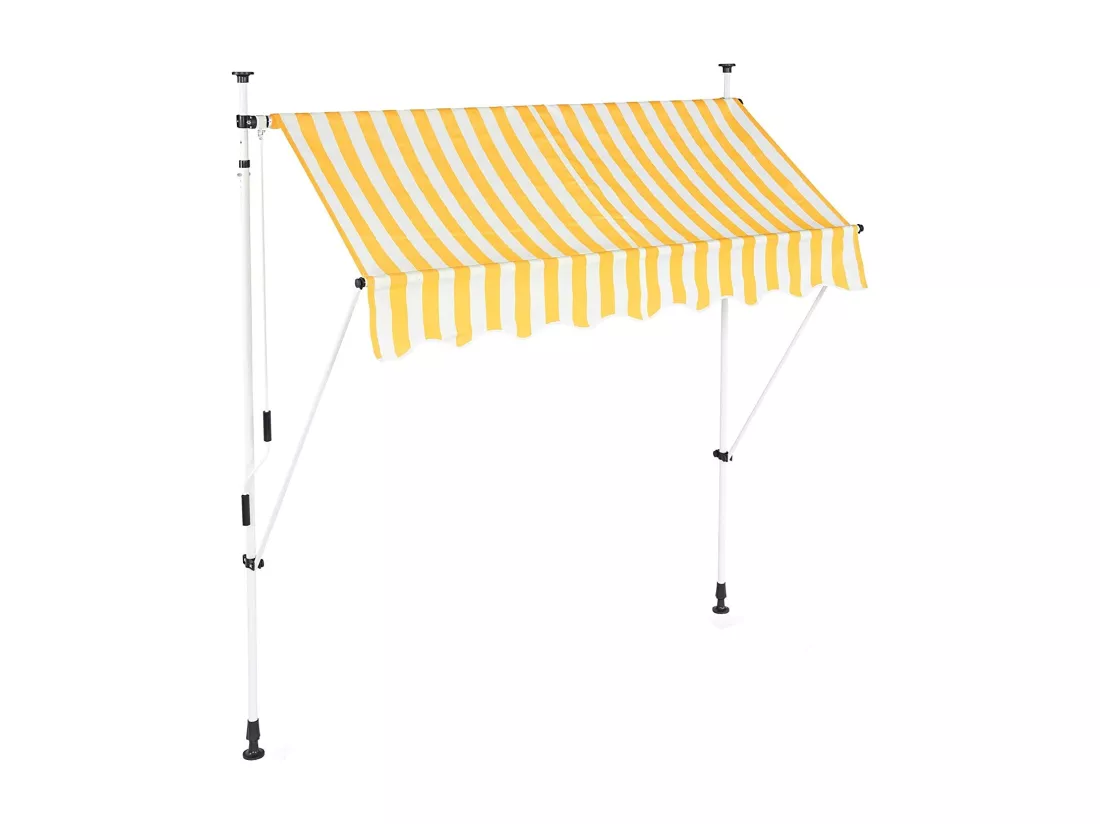 Store banne télescopique de blanche 200 x 120 x 3 cm 13_0001619_6