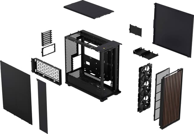Fractal North XL Charcoal Black PC kabinet