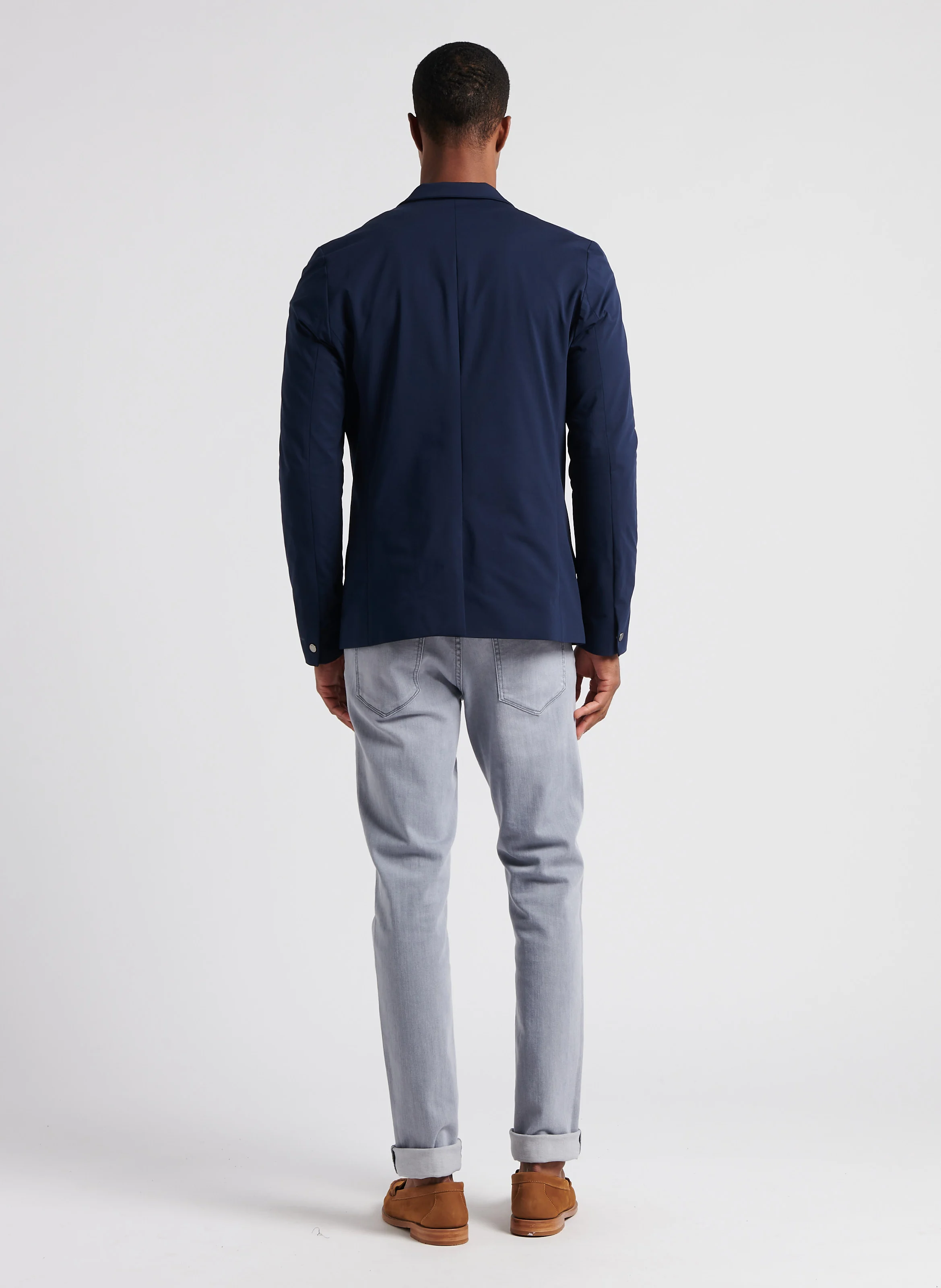 Jean slim en coton stretch | Gris
