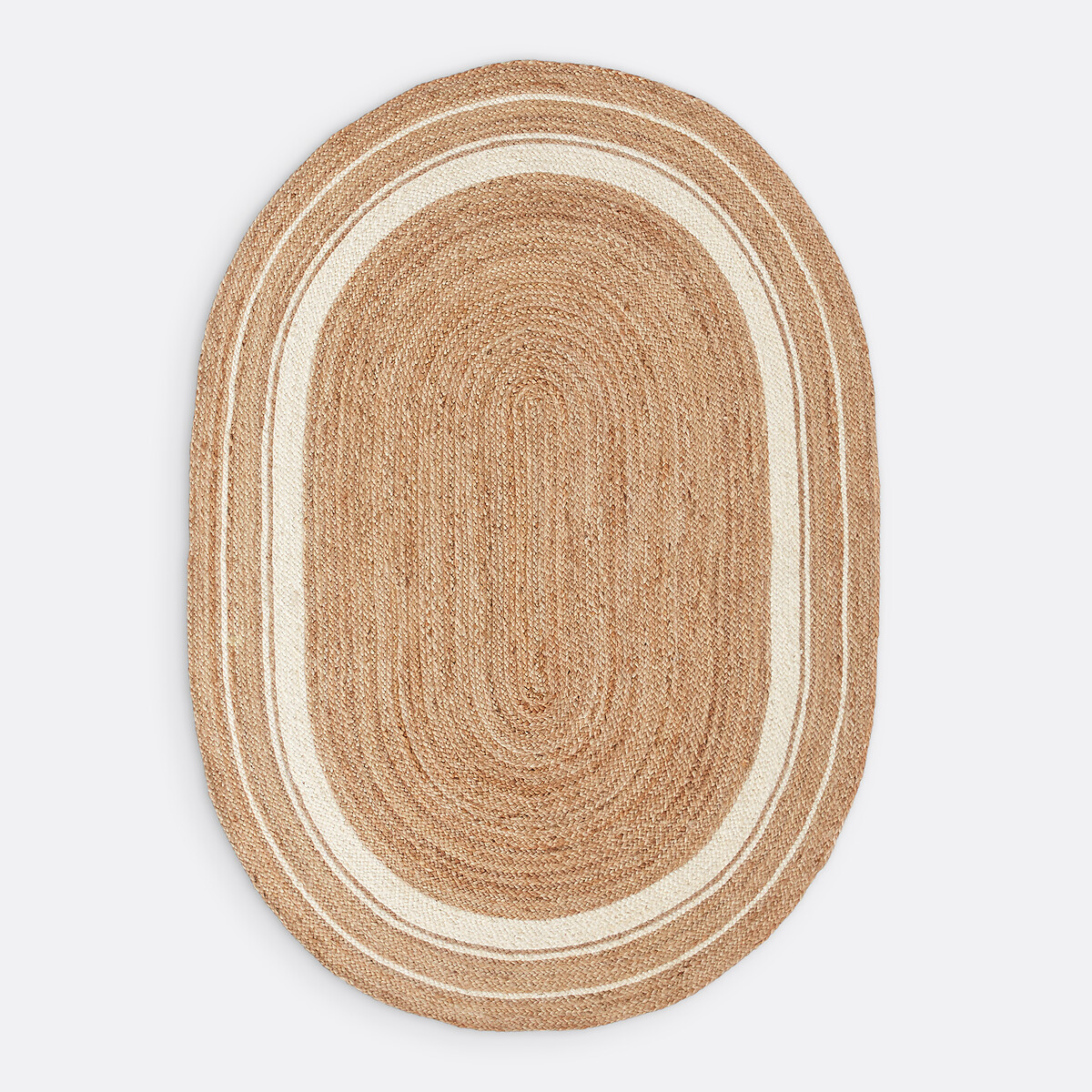 LA REDOUTE INTERIEURS<br>Tapete oval de juta, Aftas