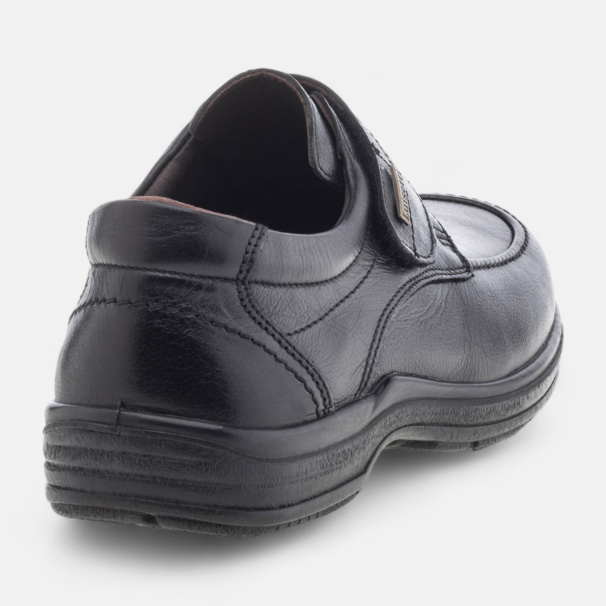 Derbies pieds sensibles Homme en cuir noir