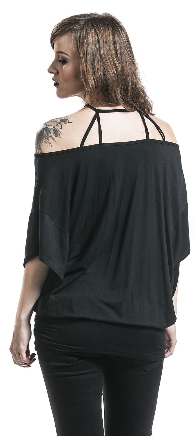 Haut Mamches Longue Chauve-Souris | Black Premium by EMP T-Shirt Manches courtes