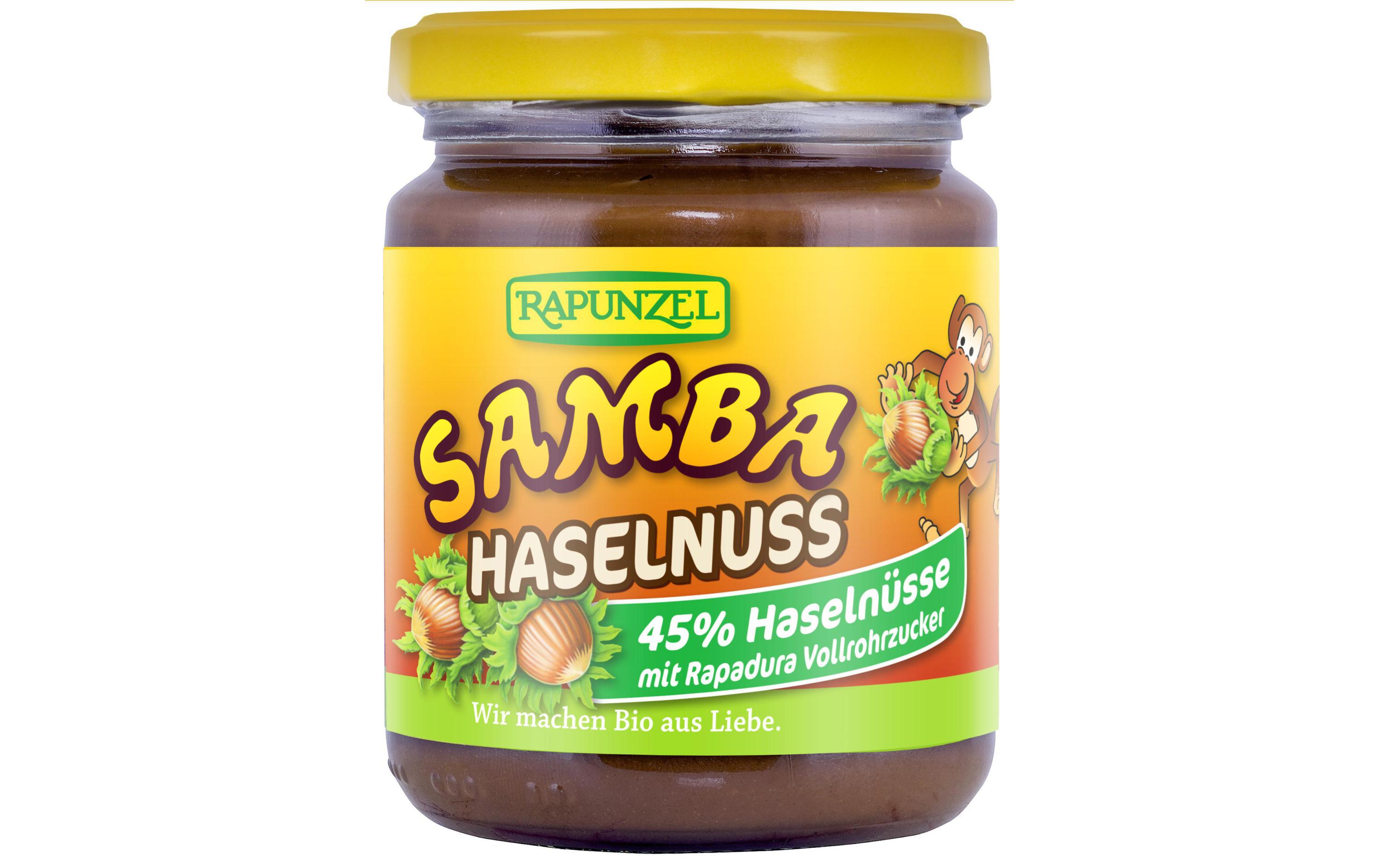 Brotaufstrich Bio Samba Haselnuss 250 gBio Samba Haselnuss