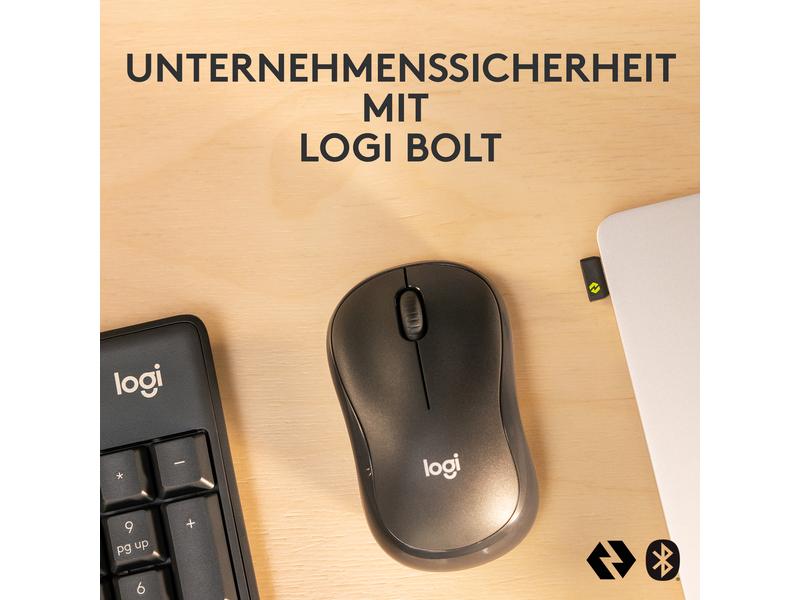 Logitech MK370 for Business Kabellose Tastatur und geräuscharme Maus