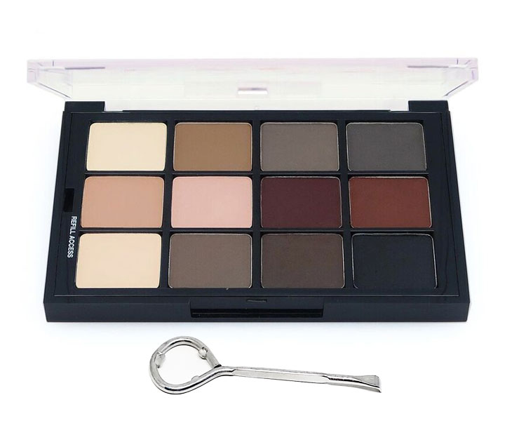 Ben Nye - STP71 Essential Eye Shadow, 12er Palette