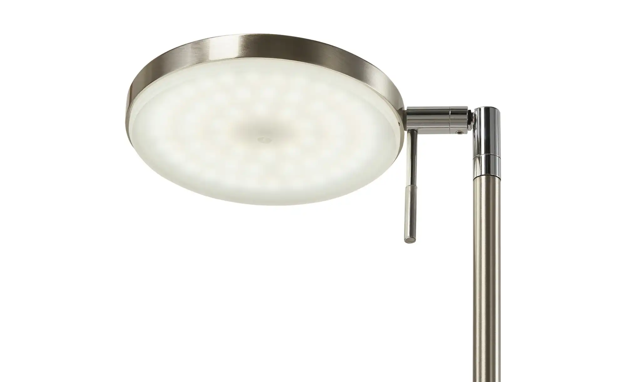HELL-höllisch gutes Licht LED-Stehleuchte, 1-flammig, Nickel matt