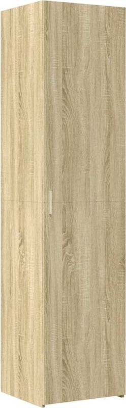 Hoge Kast - Bewerkt Hout - Hoogwaardig - Duurzaam - Voldoende Opbergruimte