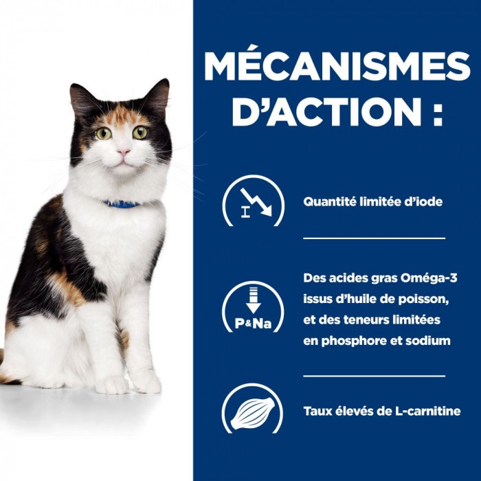 HILL'S Prescription Diet y/d Thyroid Care - Croquettes pour chat