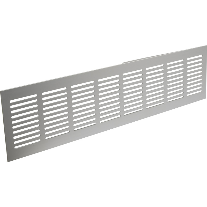 Plintrooster aluminium 400 x 100mm
