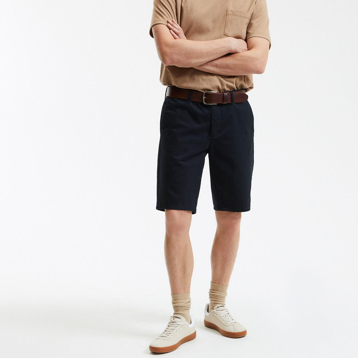 COLEÇÕES LA REDOUTE<br>Bermuda chino, Assinatura JONAS