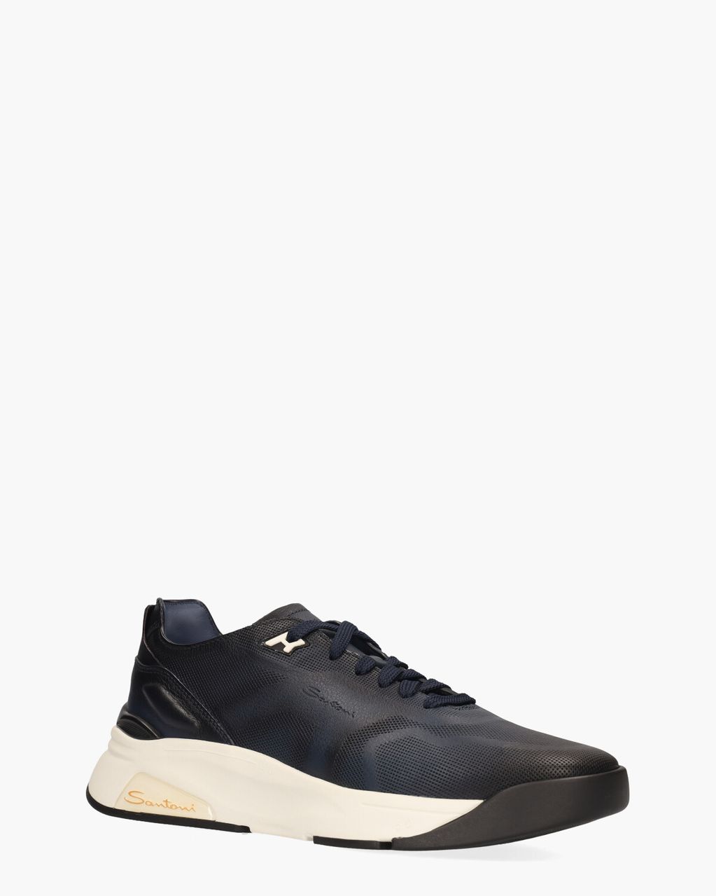 Santoni 22012 Donkerblauw Herensneakers